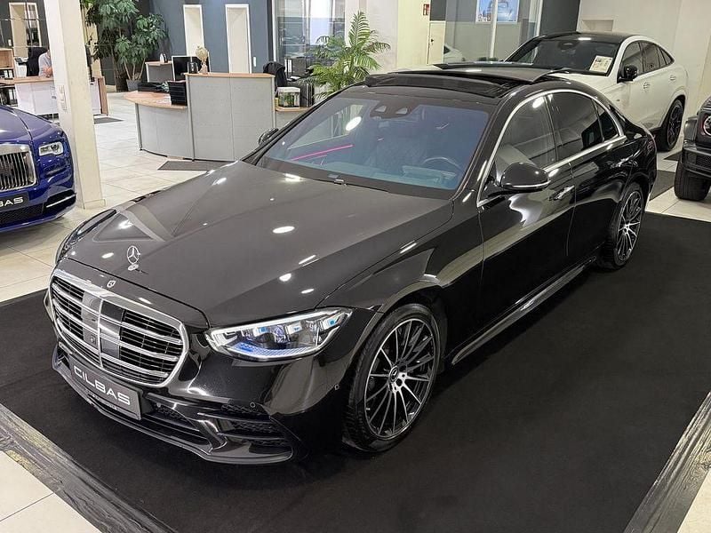 Obsidianschwarz metalliclack Gebraucht 2021 Mercedes S400 AMG Limousine | 69.900 € (Superpreis) - Bild 1/4