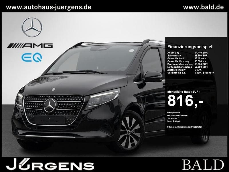 Obsidianschwarz metallic Gebraucht 2024 Mercedes V300 Avantgarde Van / Kleinbus | 76.099 € (Fairer Preis) - Bild 1/4