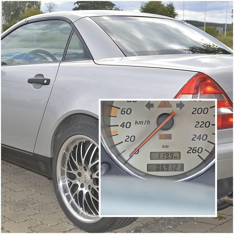 Gebraucht Mercedes SLK200 136 PS (100 kW) 1999 Silber Cabrio