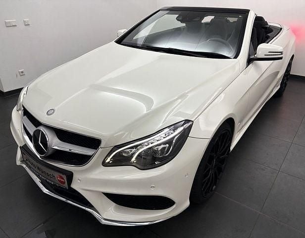 Diamantweiß metallic bright Gebraucht 2014 Mercedes E400 Cabrio | 28.690 € (Fairer Preis) - Bild 1/4