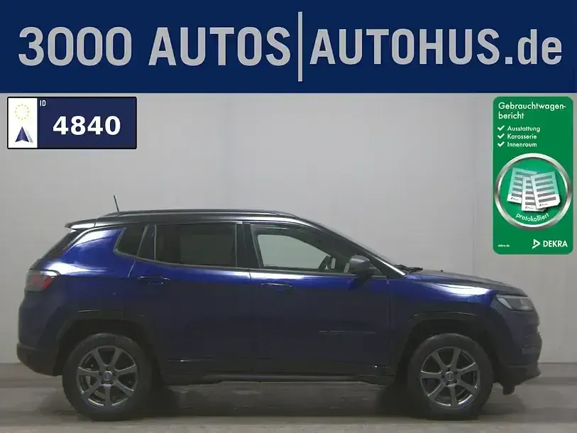 Second-hand Jeep Compass 241 CP (177 kW) 2021 Albastru SUV