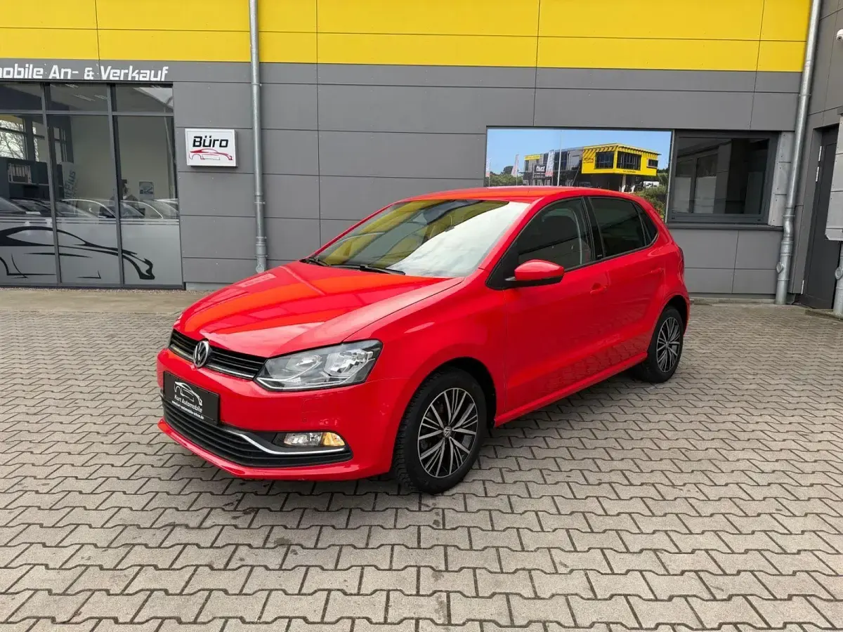 Używany VW Polo Allstar 75 KM (55 kW) 2017 Czerwony Hatchback