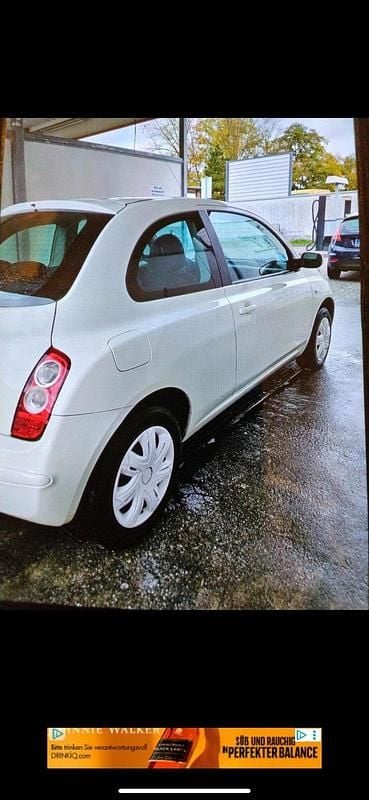 Weiß Gebraucht 2008 Nissan Micra Kleinwagen | 1.000 € (Guter Preis) - Bild 1/4