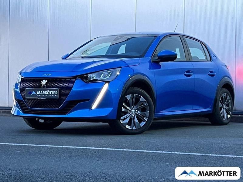 Blau Gebraucht 2021 Peugeot e-208 Allure Kleinwagen | 13.950 € (Fairer Preis) - Bild 1/4