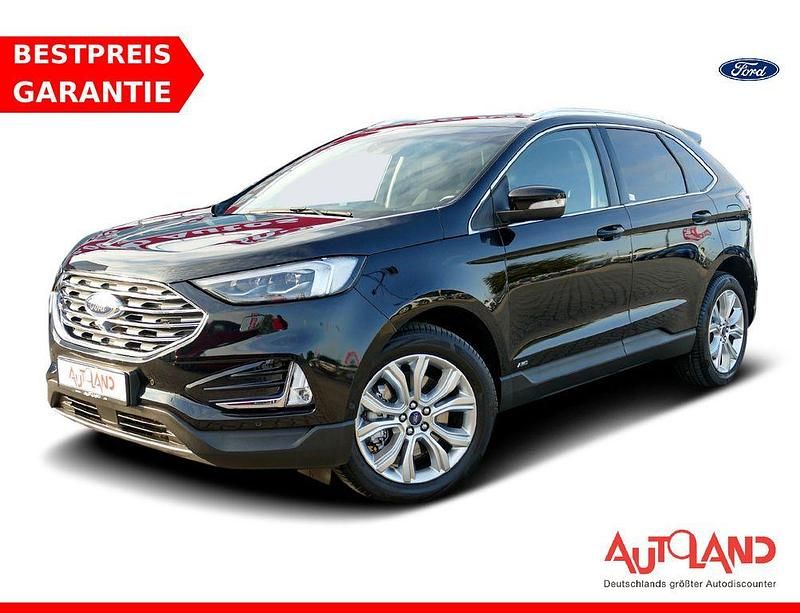 Schwarz Gebraucht 2020 Ford Edge Titanium SUV | 28.950 € (Fairer Preis) - Bild 1/4