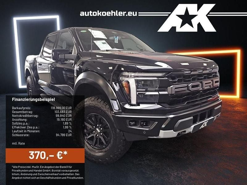 Neu Ford F-150 Raptor 455 PS (334 kW) 2025 Schwarz Abholung