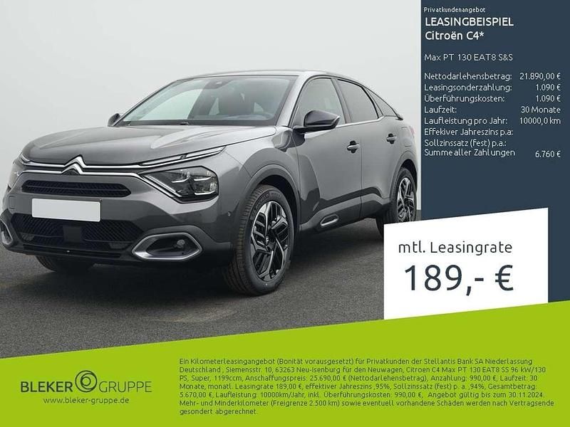 Gebraucht Citroën C4 131 PS (96 kW) 2024 Platiniumgrau (meta Limousine