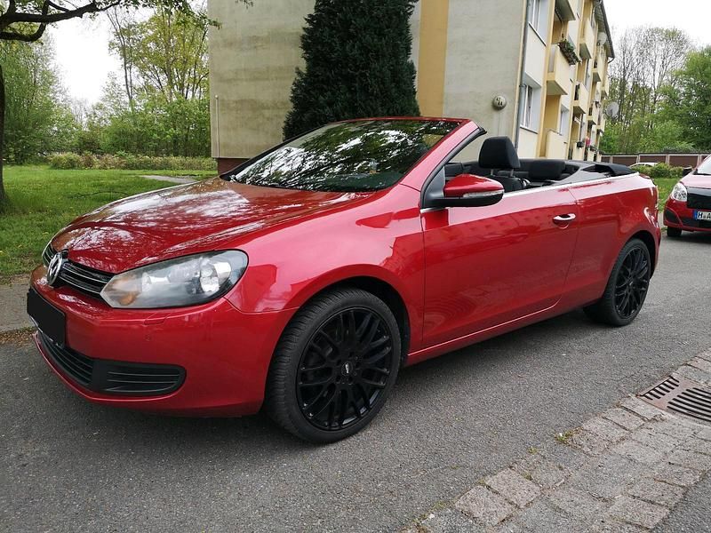 Rot Gebraucht 2012 VW Golf Cabriolet Cabrio | 6.500 € (Fairer Preis) - Bild 1/4