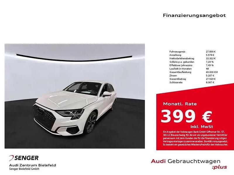 Gebraucht Audi A3 Sportback e-tron 204 PS (150 kW) 2022 Weiß Kleinwagen