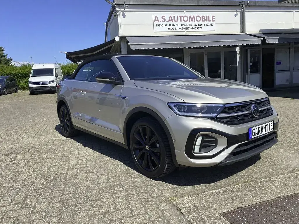 Gebraucht VW T-Roc Cabriolet R-line 150 PS (110 kW) 2022 Silber Cabrio
