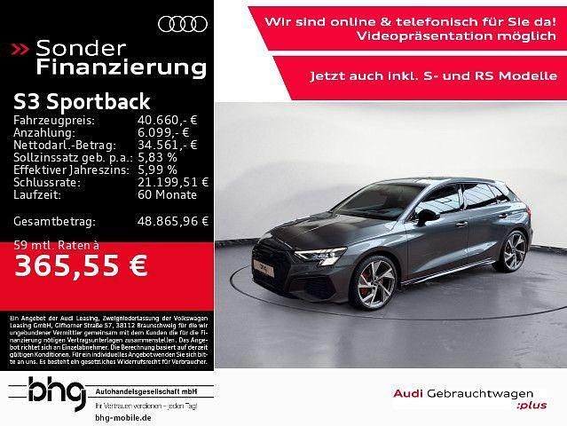 Grau Gebraucht 2022 Audi S3 Ambiente Limousine | 40.660 € (Fairer Preis) - Bild 1/4