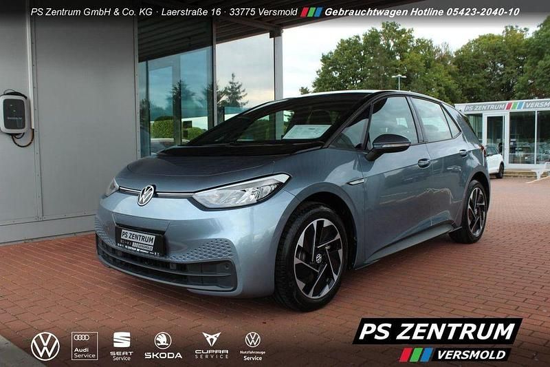 Blau Gebraucht 2021 VW ID.3 Pro Performance Kleinwagen | 18.930 € (Guter Preis) - Bild 1/4