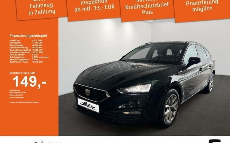 Schwarz Gebraucht 2021 Seat Leon ST Style Kombi | 19.948 € (Guter Preis) - Bild 1/4