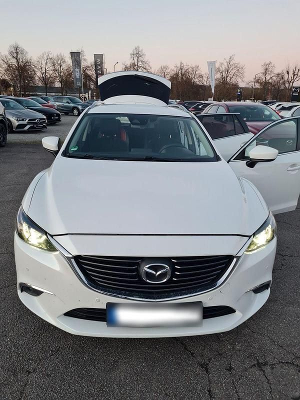 Gebraucht Mazda 6 Exclusive-Line 150 PS (110 kW) 2017 Weiß Kombi