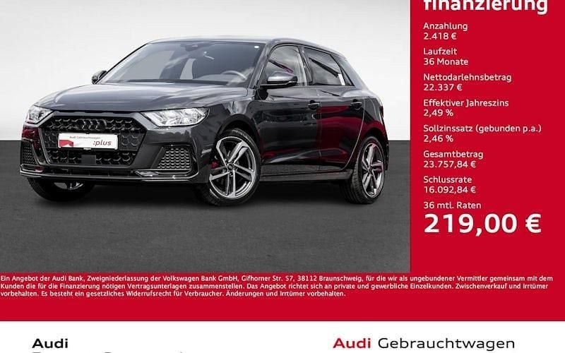 Manhattangrau metallic Gebraucht 2024 Audi A1 Sportback S-Line Kleinwagen | 24.755 € (Fairer Preis) - Bild 1/4