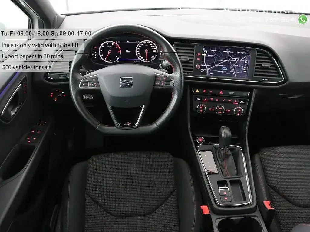 Usata Seat Leon FR 150 CV (110 kW) 2018 Bianco Berlina