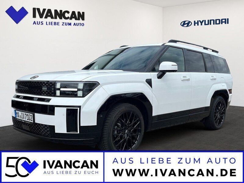 Creamy white Gebraucht 2024 Hyundai Santa Fe Blackline SUV | 53.490 € - Bild 1/4