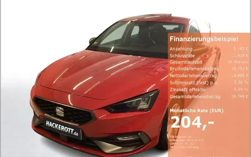 Gebraucht Seat Leon FR 204 PS (150 kW) 2022 Limousine