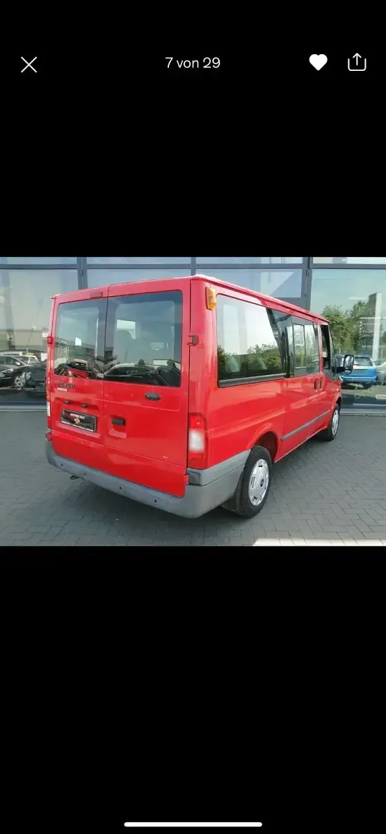 Gebraucht Ford Transit Tourneo 85 PS (62 kW) 2011 Rot Van / Kleinbus