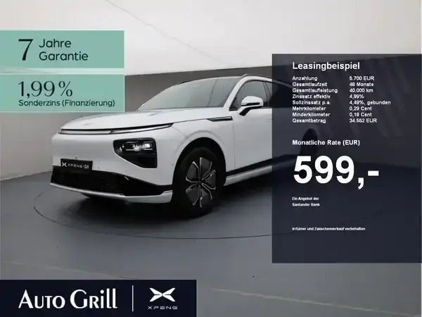 Weiss arctic white Neu 2024 XPENG G9 RWD Long Range SUV | 60.799 € (Guter Preis) - Bild 1/4