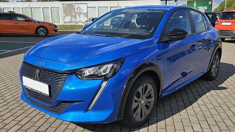 Vertigo blau Gebraucht 2022 Peugeot e-208 Active Kleinwagen | 18.489 € (Etwas zu teuer) - Bild 1/4