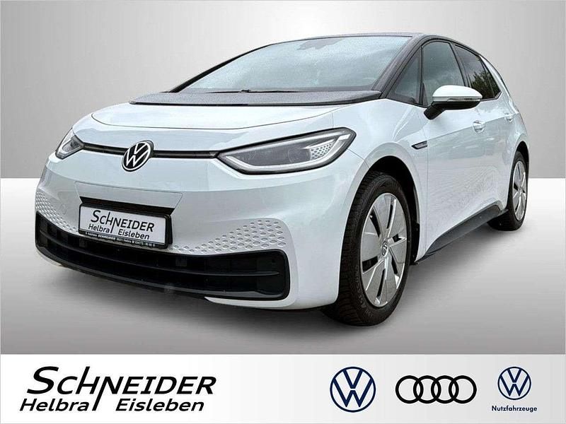 Gletscherweiss (metallic) Gebraucht 2021 VW ID.3 Pro Performance Kleinwagen | 19.430 € (Guter Preis) - Bild 1/4