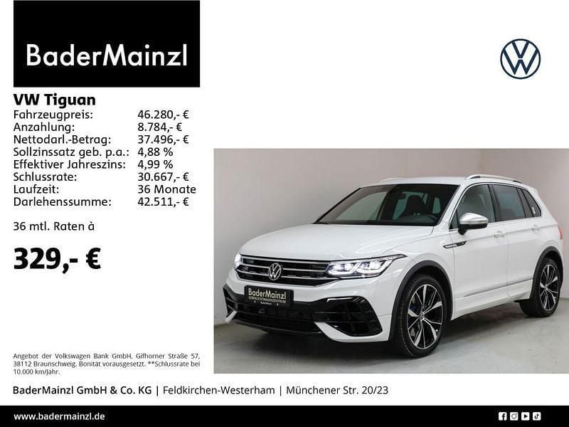 Pure white Gebraucht 2024 VW Tiguan R SUV | 46.280 € (Guter Preis) - Bild 1/3