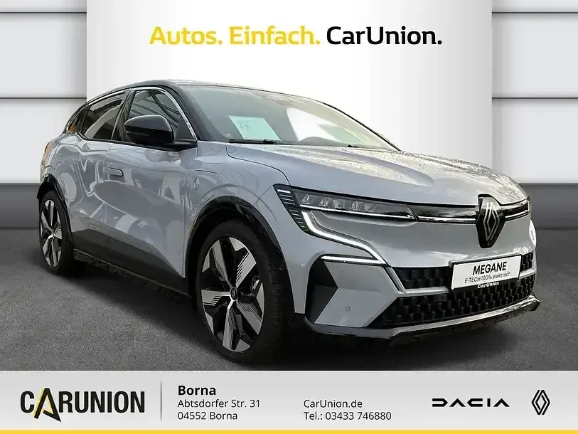 Gebraucht Renault Megane E-Tech Techno 161 kW (220 PS) 2024 Rafalgrau metallic, black pea Limousine