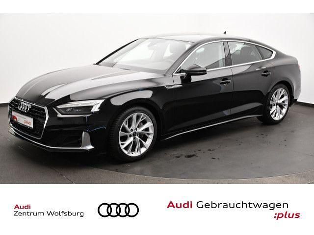 Mythosschwarz metallic (metallic) Gebraucht 2021 Audi A5 Sportback Advanced Kleinwagen | 29.990 € (Guter Preis) - Bild 1/4
