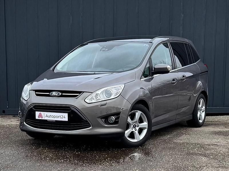 Beige Gebraucht 2014 Ford Grand C-Max Titanium Van / Kleinbus | 11.390 € (Teuer) - Bild 1/4