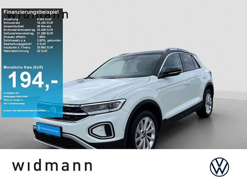 Pure white Gebraucht 2024 VW T-Roc Style SUV | 30.850 € (Fairer Preis) - Bild 1/4