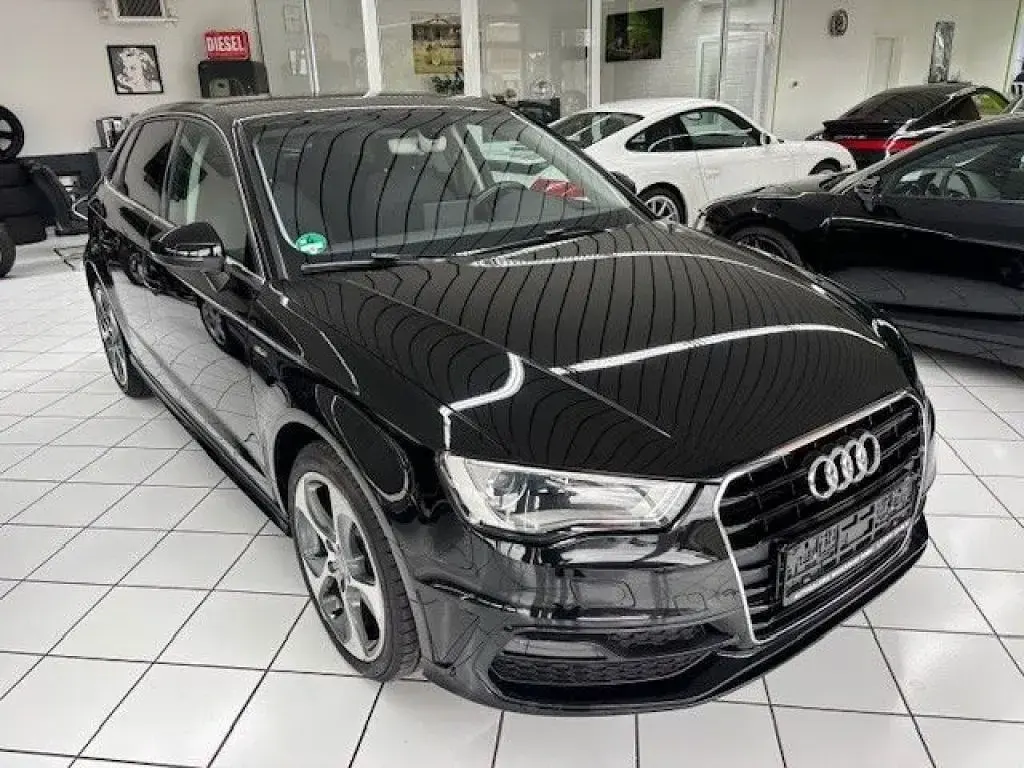 Gebraucht Audi A3 S-Line 110 PS (80 kW) 2015 Schwarz Limousine