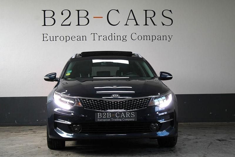 Gebraucht Kia Optima Edition 7 141 PS (103 kW) 2017 Blau Kombi