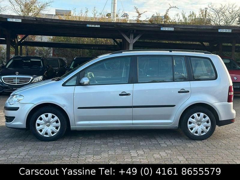 Gebraucht VW Touran Conceptline 102 PS (75 kW) 2008 Silber Van / Kleinbus
