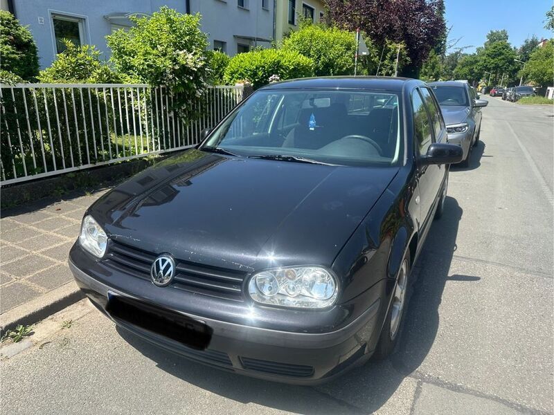Schwarz Gebraucht 1999 VW Golf IV Basis Limousine | 1.100 € (Guter Preis) - Bild 1/4