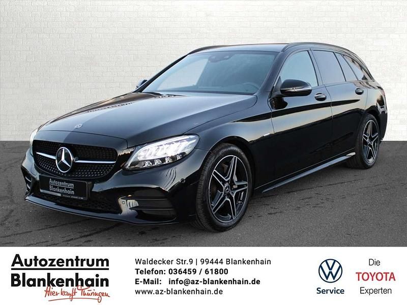 Schwarz/baltic black Gebraucht 2020 Mercedes C450 AMG Edition Kombi | 29.990 € - Bild 1/4