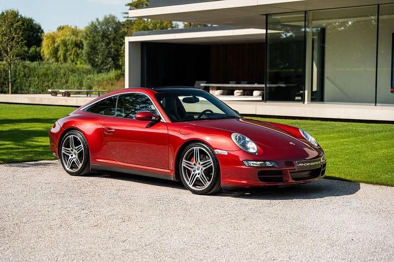 Rot Gebraucht 2008 Porsche 911 Targa 4S Cabrio | 79.900 € (Teuer) - Bild 1/4