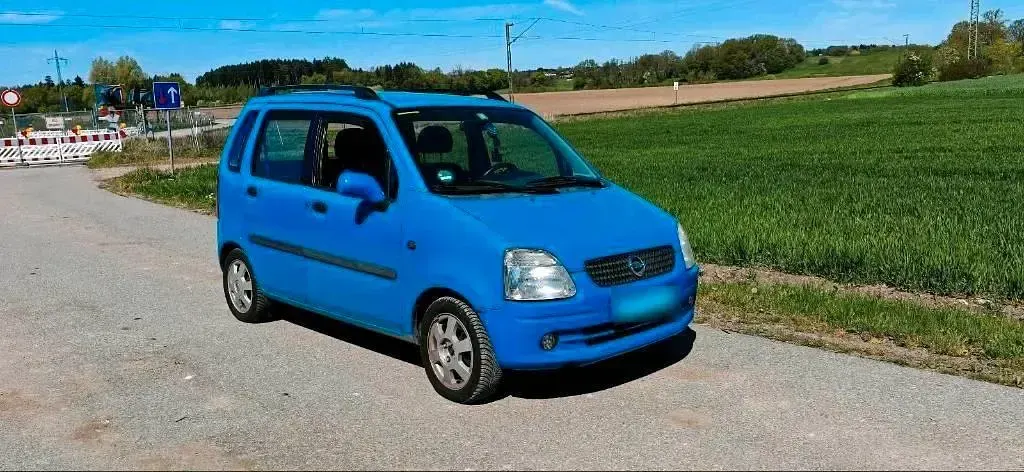Gebraucht Opel Agila 75 PS (55 kW) 2001 Blau Van / Kleinbus