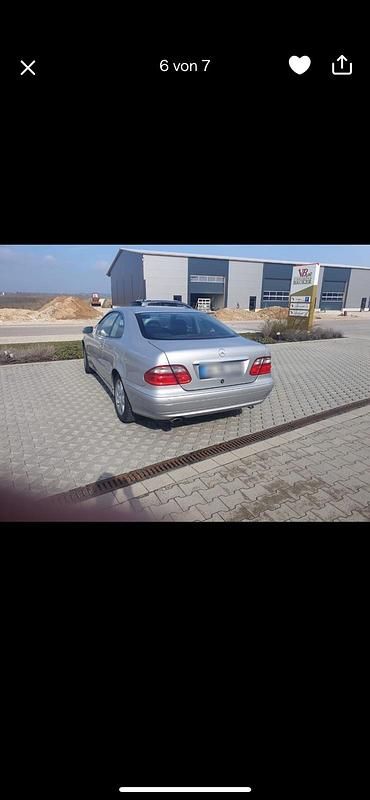Gebraucht Mercedes CLK200 163 PS (119 kW) 2001 Silber Coupé