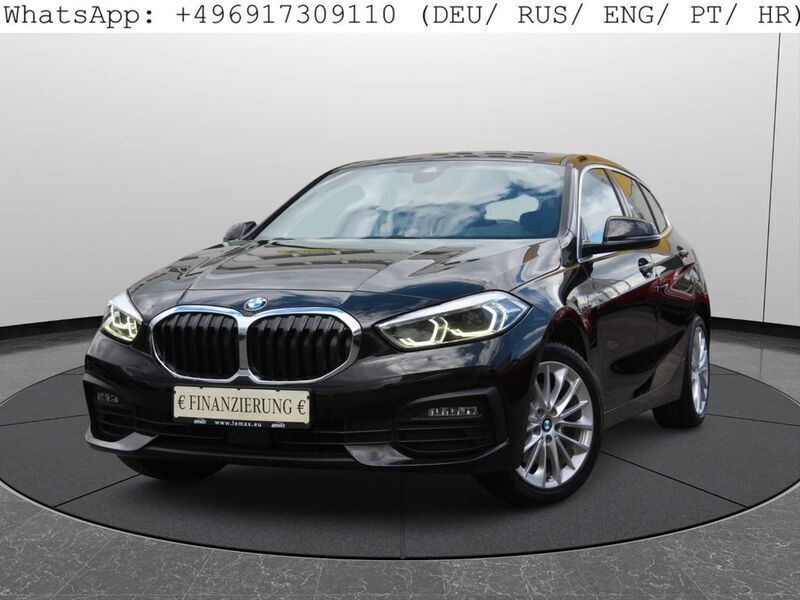 Schwarz Gebraucht 2021 BMW 116 Advantage Kleinwagen | 15.470 € - Bild 1/4