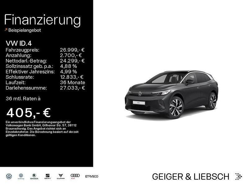 Grau Gebraucht 2021 VW ID.4 Pro SUV | 26.999 € (Guter Preis) - Bild 1/4