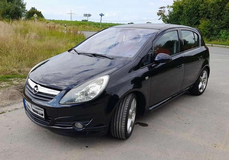 Schwarz Gebraucht 2008 Opel Corsa Kleinwagen | 2.990 € (Fairer Preis) - Bild 1/4