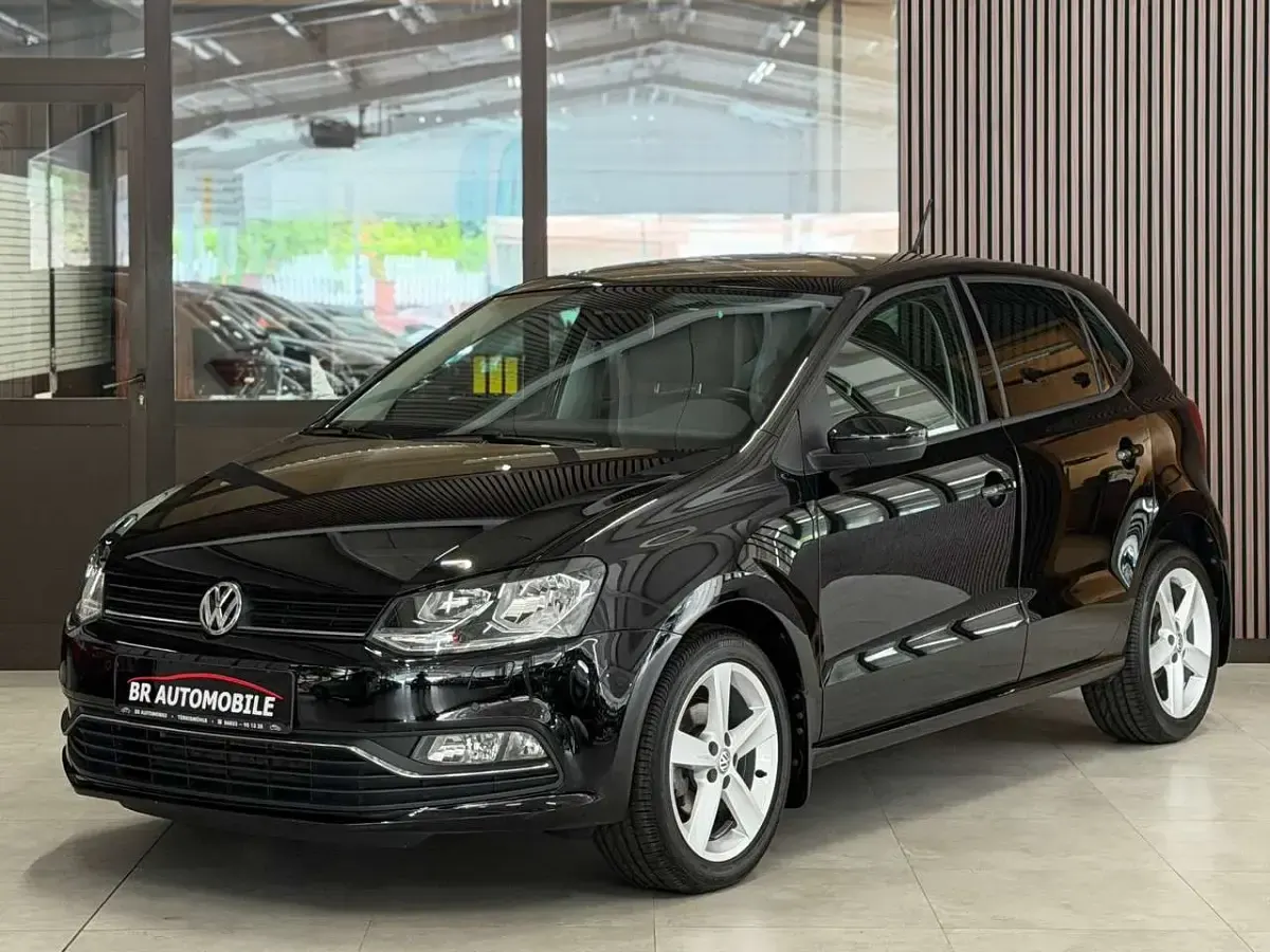 Gebraucht VW Polo Comfortline 90 PS (66 kW) 2017 Schwarz Kleinwagen