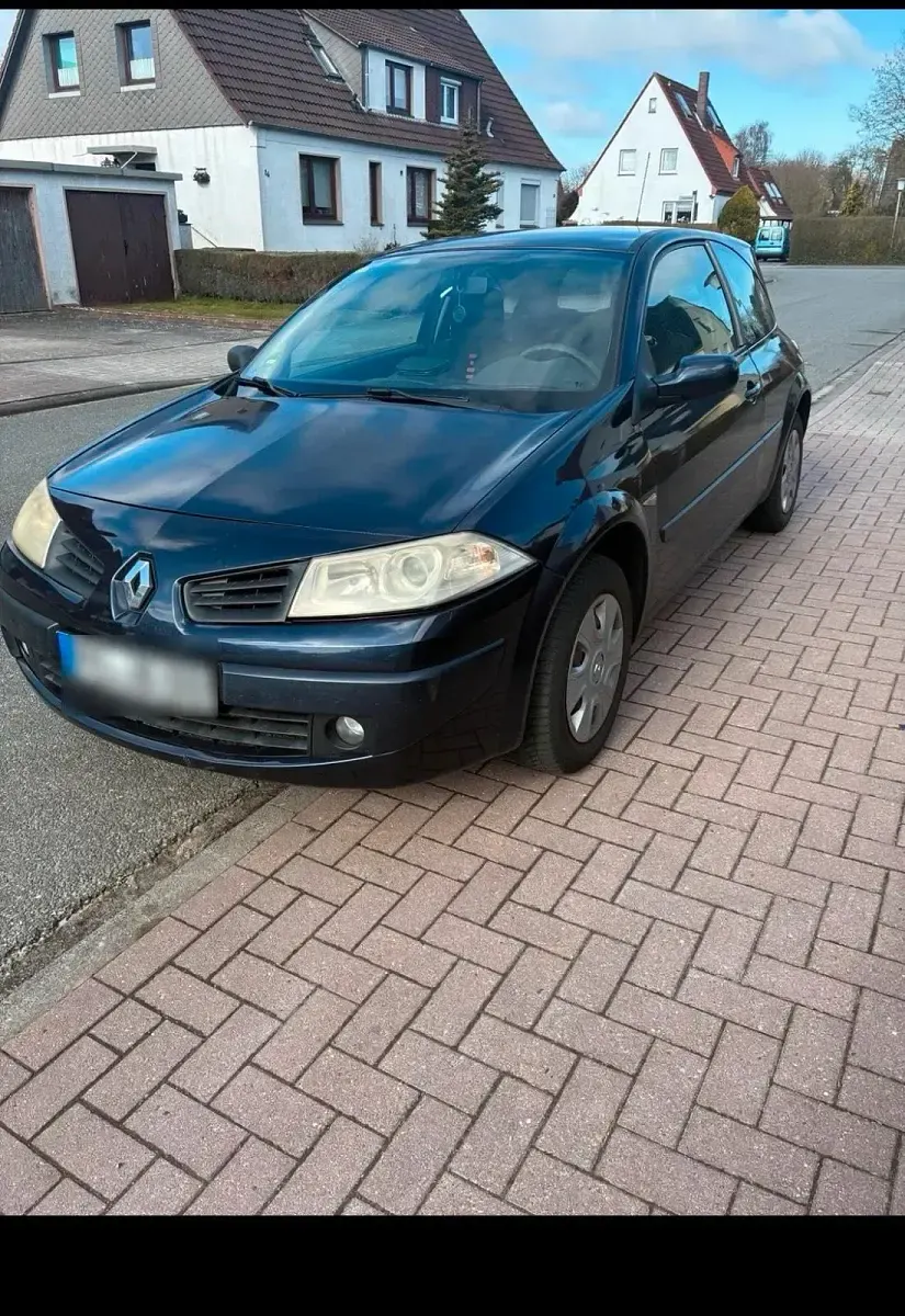 Gebraucht Renault Mégane 88 PS (64 kW) 2008 Blau Kleinwagen