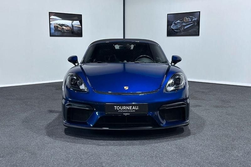 Gebraucht Porsche Boxster Spyder 420 PS (308 kW) 2021 Blau Cabrio