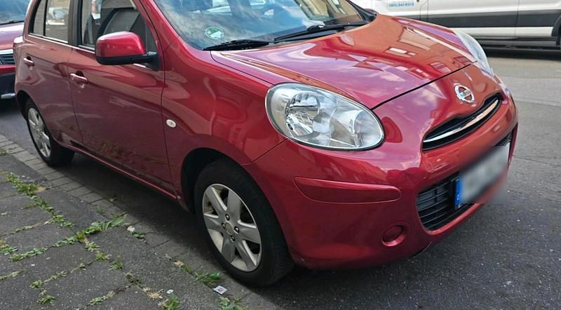Rot Gebraucht 2013 Nissan Micra Kleinwagen | 3.100 € (Guter Preis) - Bild 1/4