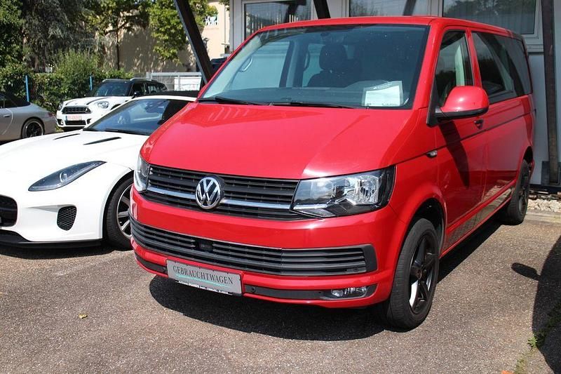 Kirschrot Gebraucht 2016 VW T6 Van | 18.900 € - Bild 1/4