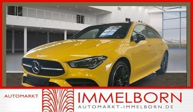 Gelb Gebraucht 2021 Mercedes CLA250e AMG Limousine | 25.980 € (Superpreis) - Bild 1/3