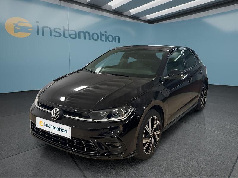 Schwarz Gebraucht 2022 VW Polo R-line Kleinwagen | 19.699 € (Etwas zu teuer) - Bild 1/4