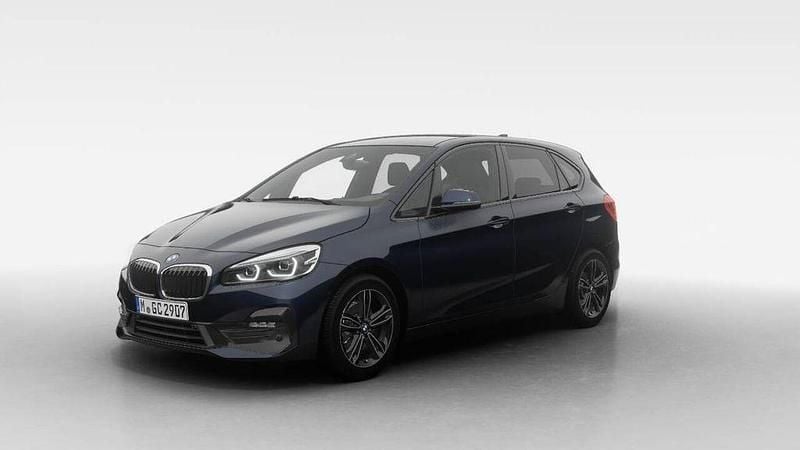 Mediterranblau metallic Gebraucht 2021 BMW 218 Active Tourer Sport Line Van / Kleinbus | 22.855 € (Fairer Preis) - Bild 1/4